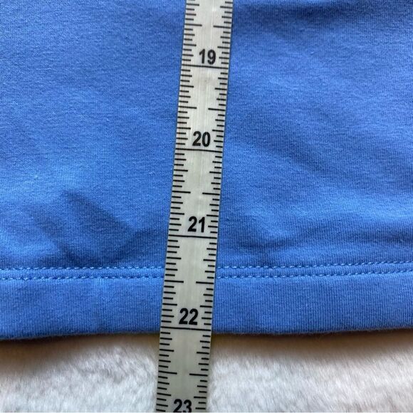 Soft Surroundings Light Blue Surplice Wrap Top Size Medium - Picture 7 of 8